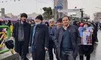 علی‌اکبر محتشمی‌پور با ظاهری متفاوت در آزادی
