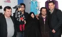 علی دایی در کنار مادرش / عکس