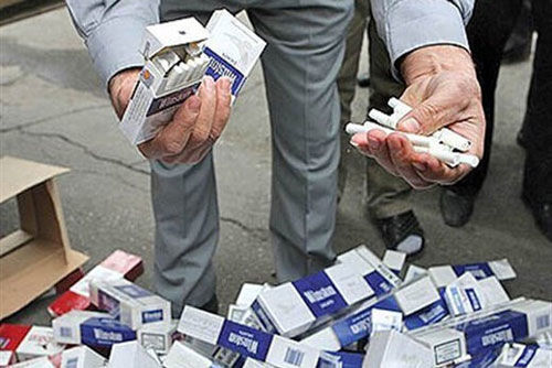 کشف ۵۰۰هزار نخ سیگار قاچاق در مرکز تهران