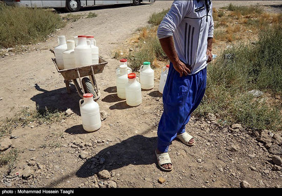 بحران آب در روستای فیض آباد