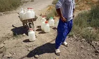 بحران آب در روستای فیض آباد