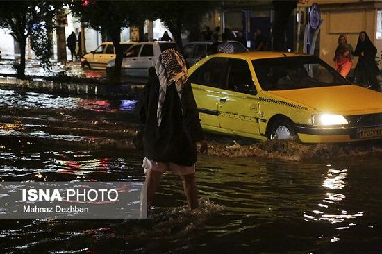 بارانِ سیل‌آسای آبان‌ماه، ایران را خیس کرد