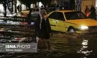بارانِ سیل‌آسای آبان‌ماه، ایران را خیس کرد