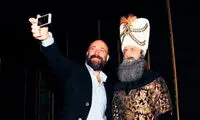 سلفی «سلطان سلیمان» با خودش! +عکس