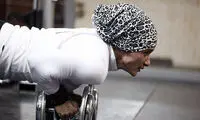 نخستین زن مسلمان بدنساز +عکس