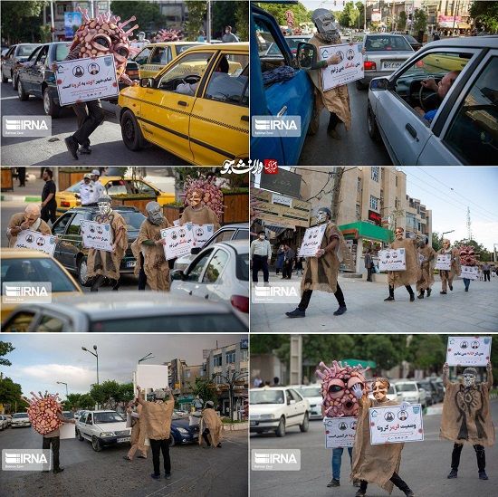 ایده خلاقانه گروه‌های تئاتر خیابانی در کرمانشاه