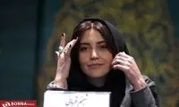 عکس بامزه بازیگر پرکار سینمای ایران با فرزندش