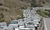 ترافیک ۱۴ کیلومتری در پرترددترین جاده نوروزی 