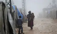 عکس: کودکان آواره سوری و برف و سرما