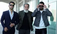 کارگردان سینما و پسرانش در خانه جشنواره فجر