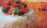 بفرمایید پلو با خوراک سبزیجات!