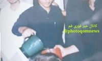 تصویری از جواد رضویان در مراسم رحلت امام (ره)