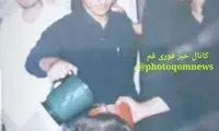 تصویری از جواد رضویان در مراسم رحلت امام (ره)