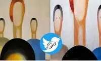 نگهبان خسته روی یک اثر با ارزش نقاشی کشید!