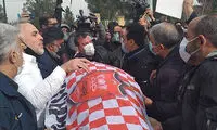 بدرقه باشکوه مهرداد میناوند در بهشت زهرا
