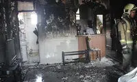 نجات 6 نفر از میان شعله های آتش در خیابان ری