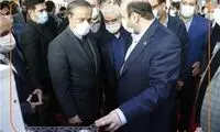 بازدید وزیر صمت از سالن سایپا در نمایشگاه قطعات خودرو