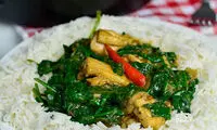 طرز تهیه خوراک مرغ و اسفناج؛ مغذی و ساده