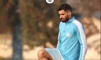 رقص لُری بازیکنان استقلال وسط زمین مسابقه