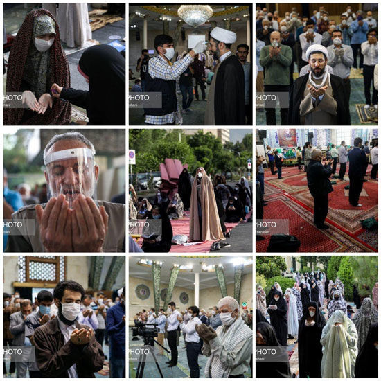 تصاویر اقامه نماز عید سعید فطر در تهران