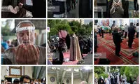 تصاویر اقامه نماز عید سعید فطر در تهران