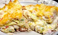 طرز تهیه لازانیا با ماهی و میگو