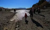 بازگشایی آب به رودخانه زاینده رود در اصفهان