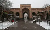 بارش شدید برف در اردبیل