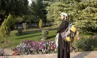بام آفریقا زیر پاهای روحانی ایرانی +عکس