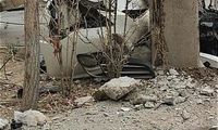 عکس: برخورد شدید هيوندا با تیر چراغ برق
