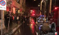 نجات ۱۰۰ کارگر از آتش‌سوزی خیابان فرشته