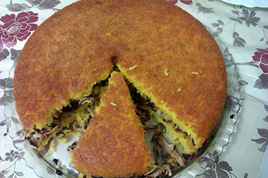 طرز تهیه «ته چین مرغ و بادمجان»