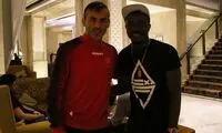 گادوین منشا در اردوی پرسپولیس حاضر شد