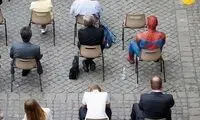 تصاویری از هدیه مرد عنکبوتی به پاپ