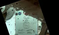 تصویر امضای اوباما که در مریخ باقی می‌ماند