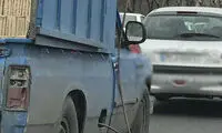 سیستم سوخت رسانی عجیب یک نیسان!