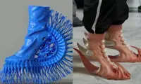 تصاویری از کفش‌هایی با شکل و شمایل عجیب