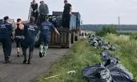 عکسی تاسف بار از فاجعه MH17