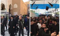 حضور قالیباف درپیاده‌روی اربعین