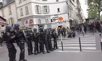 درگیری معترضان و پلیس فرانسه قبل از انتخابات