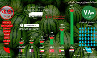 اینفوگرافیک؛ صادرات آب مجازی در بحران کم‌آبی!