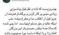 مهناز افشار: چرا باید ممنوعیت باشد که رفع شود