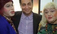 عکس عجیب از مهرداد میناوند با دو زن