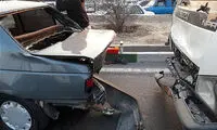 تصادف 7 خودرو در بزرگراه فتح