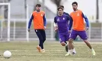 وریا غفوری، تک و تنها در تمرین استقلال