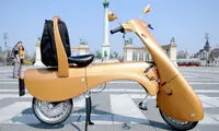 موتورسیکلتی که کوله‌ پشتی می‌شود!