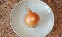تزئین پیاز به شکل گل داوودی