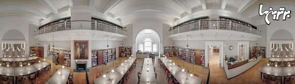 تصاویر پانوراما از شکوه زیبایی کتابخانه های بزرگ