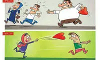 کاریکاتور: ولنتاین از دهه ۶۰ تا ۹۰!