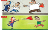 کاریکاتور: ولنتاین از دهه ۶۰ تا ۹۰!